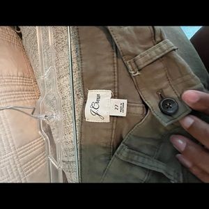 Size 27, J Crew, wide leg, khakis